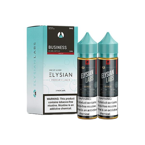 Elysian Tobacco | 120mL Series | Business with packaging