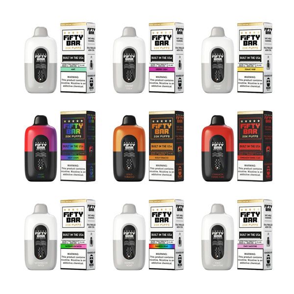 Fifty Bar V2 20K - 20000 Puffs Disposable - 16mL 50mg thumbnail