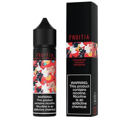 Strawberry Coconut Fruitia by Fresh Farms eLiquid 60mL (Freebase) with Packaging