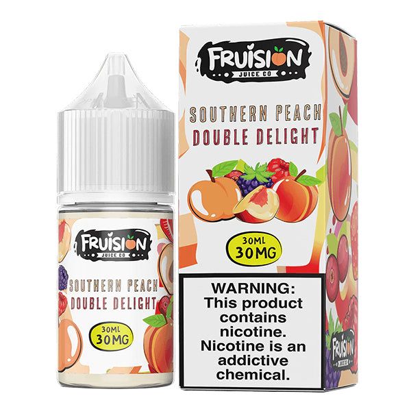 Southern Peach Double Delight by Frusion E-Juice (30mL)(Salts) with Packaging