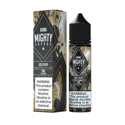 Mighty Vapors - Gold Rush E-Juice, 60mL with Packaging