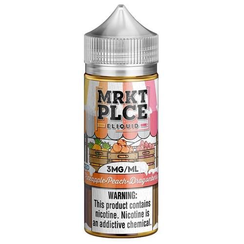 Iced Pineapple Peach Dragonberry by MRKT PLCE Series 100mL (Freebase)  Bottle
