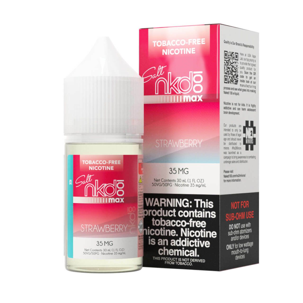 Max Strawberry Ice by Naked Max 30ml with Packaging