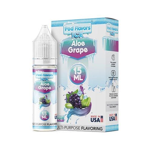 Pod flavors Multi-Purpose Flavoring 15mL Aloe Grape Ice with Packaging