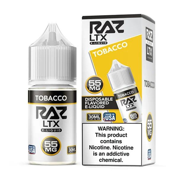 Pod Juice x RAZ Tobacco Salts, 30mL with Packaging