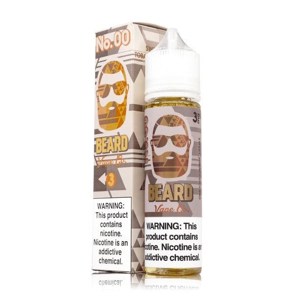 No. 00 Cappuccino Tobacco by Beard Vape Co 60mL (Freebase) with Packaging