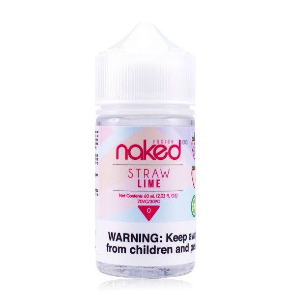 Straw Lime by Naked 100 60ml Bottle