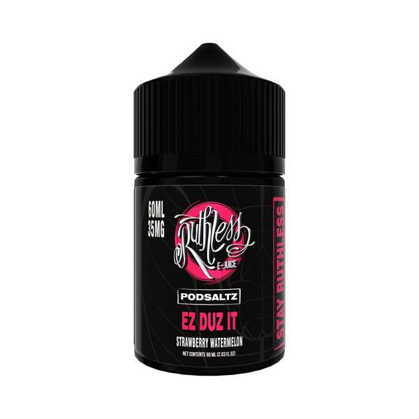 EZ Duz It by Ruthless Salt Series E-Liquid 60mL (Salt Nic) bottle