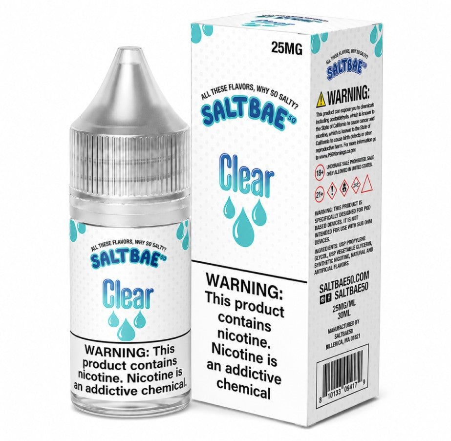 Salt Bae 50 Clear Salts, 30mL with Packaging