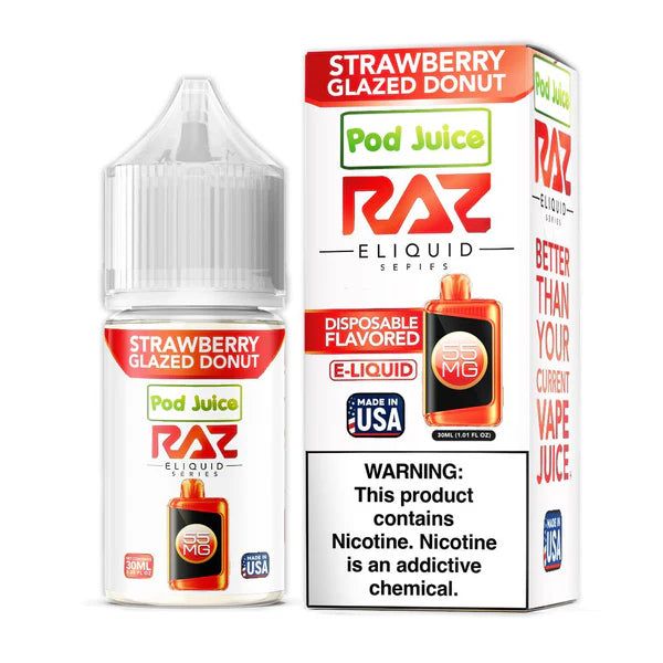 Strawberry Glazed Donut | Pod Juice x RAZ Salt | 30ml