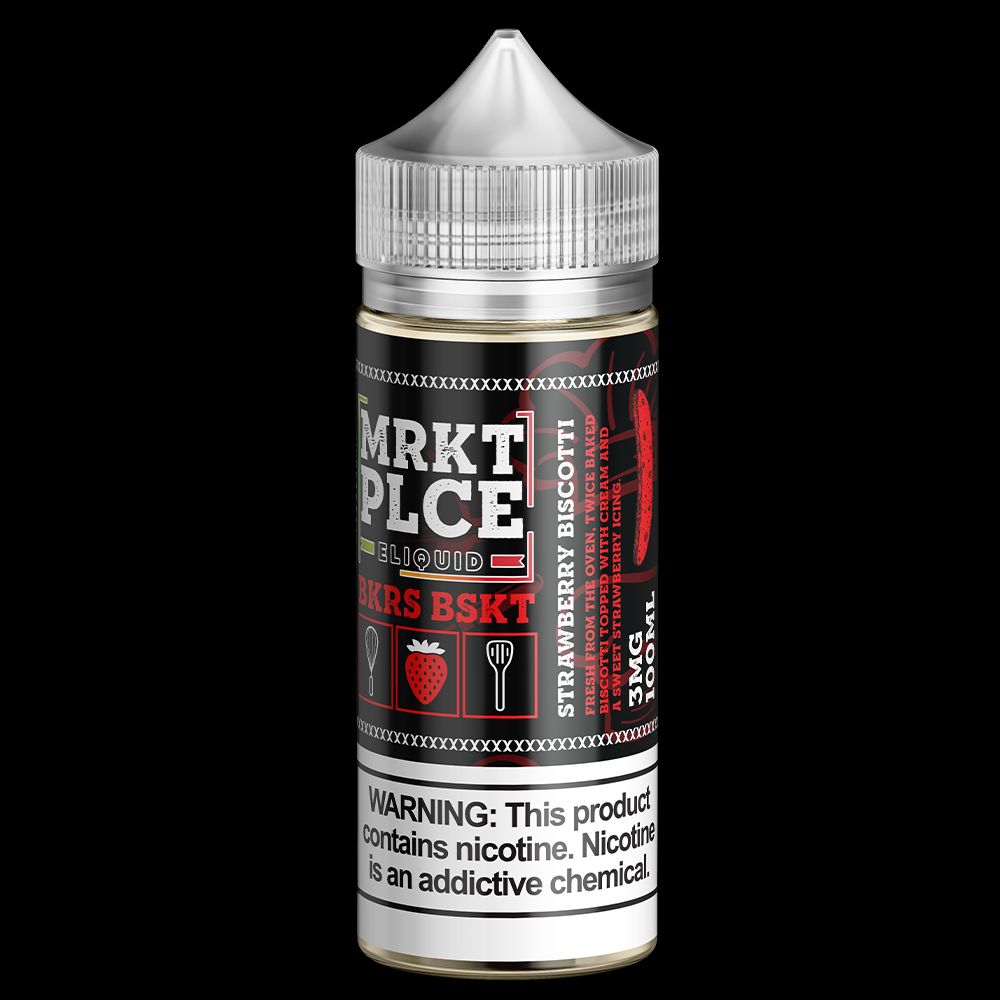 Strawberry Biscotti by MRKT PLCE Series 100mL Bottle