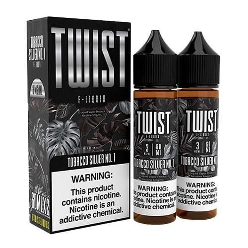 Twist Eliquids - Tobacco Silver No. 1, 120mL (60mL 2-Pack) with Packaging