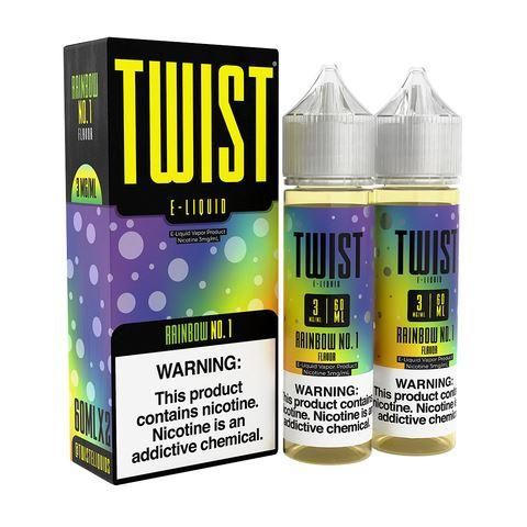 Rainbow No. 1 by Twist E-Liquids 120mL (Freebase) • 60mL 2-Pack with Packaging