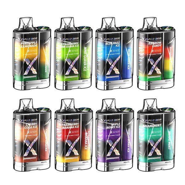 VAPGO BAR | 12000 PUFF | RECHARGEABLE DISPOSABLE VAPE | 16ML | group photo