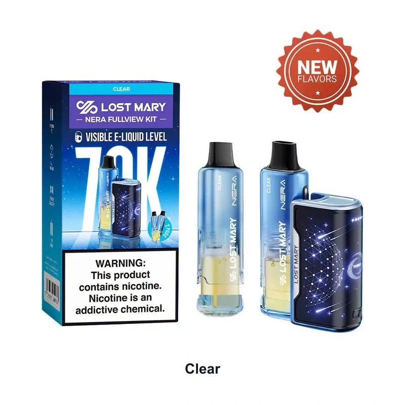 Lost Mary NERA Fullview 70K Disposable Kit - Clear