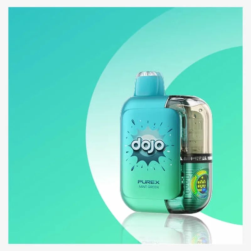 DOJO PUREX 60K Disposable Vape, 60K Puffs - Mint Green
