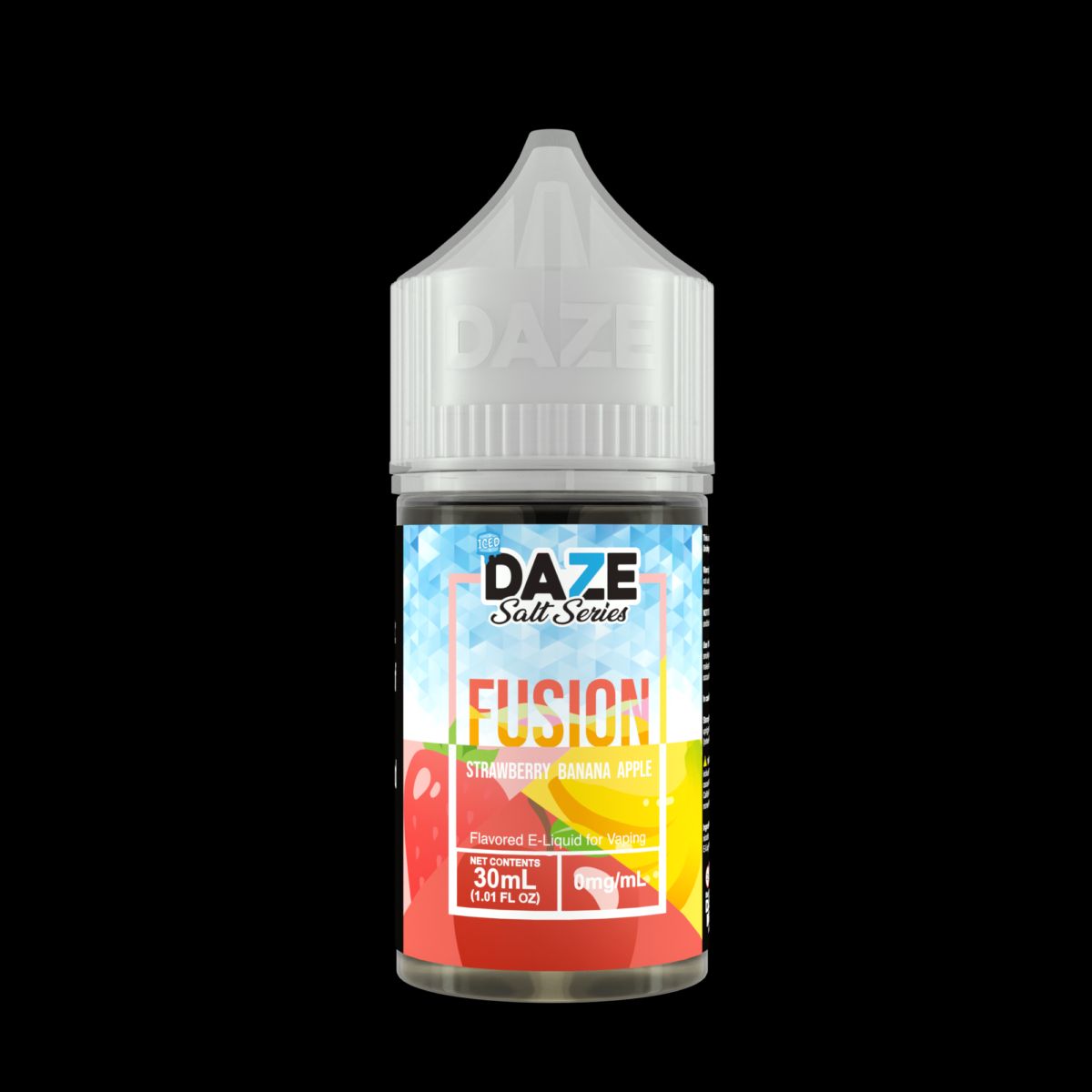 Strawberry Banana Apple Iced by 7Daze Fusion Salt 30mL Bottle