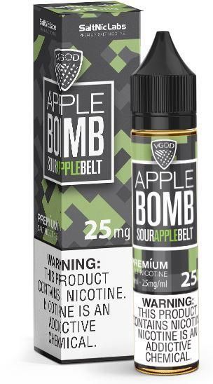 Apple Bomb by VGOD Salt 30mL (Salt Nic) with Packaging