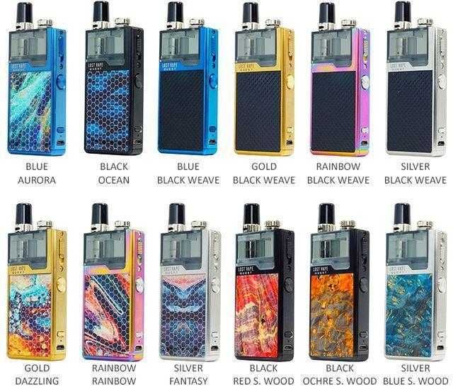 Lost Vape Quest Orion Q Pod Device  Full Kit Group Photo