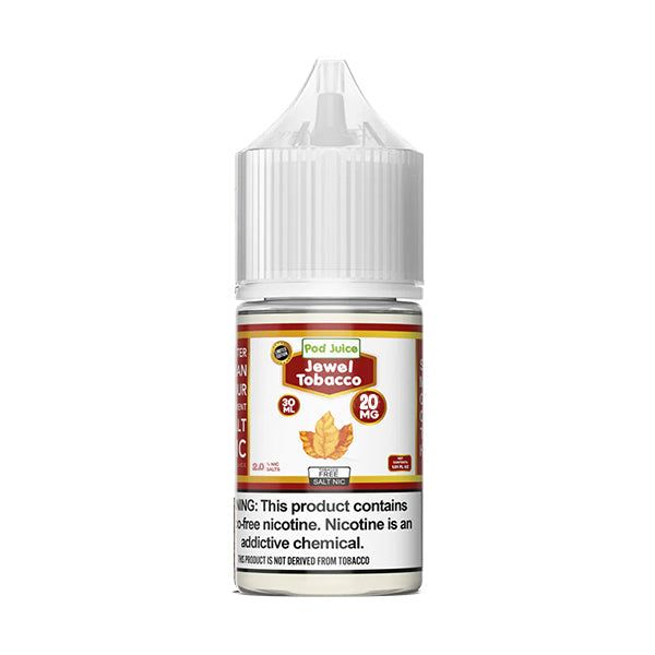 Pod Juice TFN Salt Series E-Liquid | 30mL | Salt Nic | 20mg | Jewel Tobacco