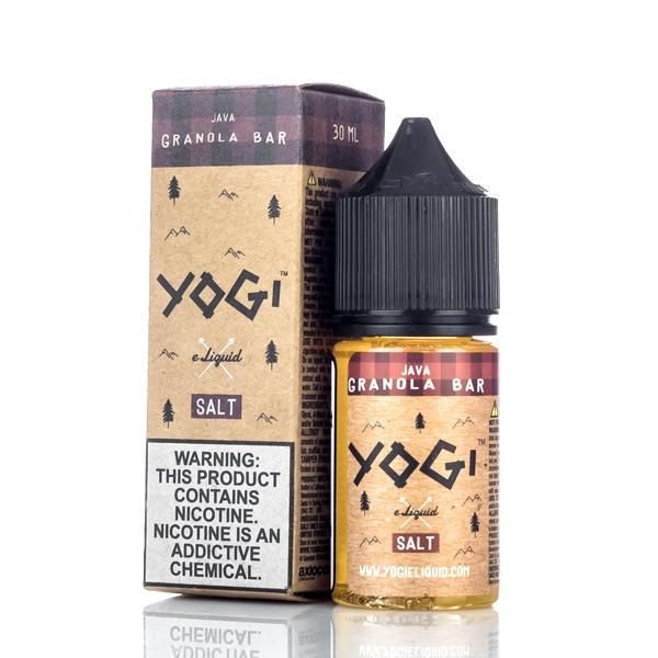 Java Granola Bar by Yogi Salt 30mL (Salt Nic) With Packaging