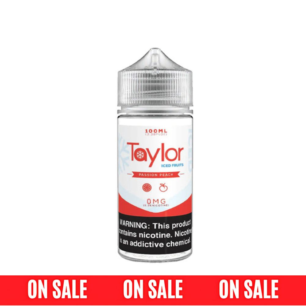 Taylor - Passion Peach Iced E-Juice, 100mL