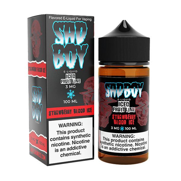 Strawberry Blood Ice | Sadboy | 100ml | 3mg | Bottle with packaging