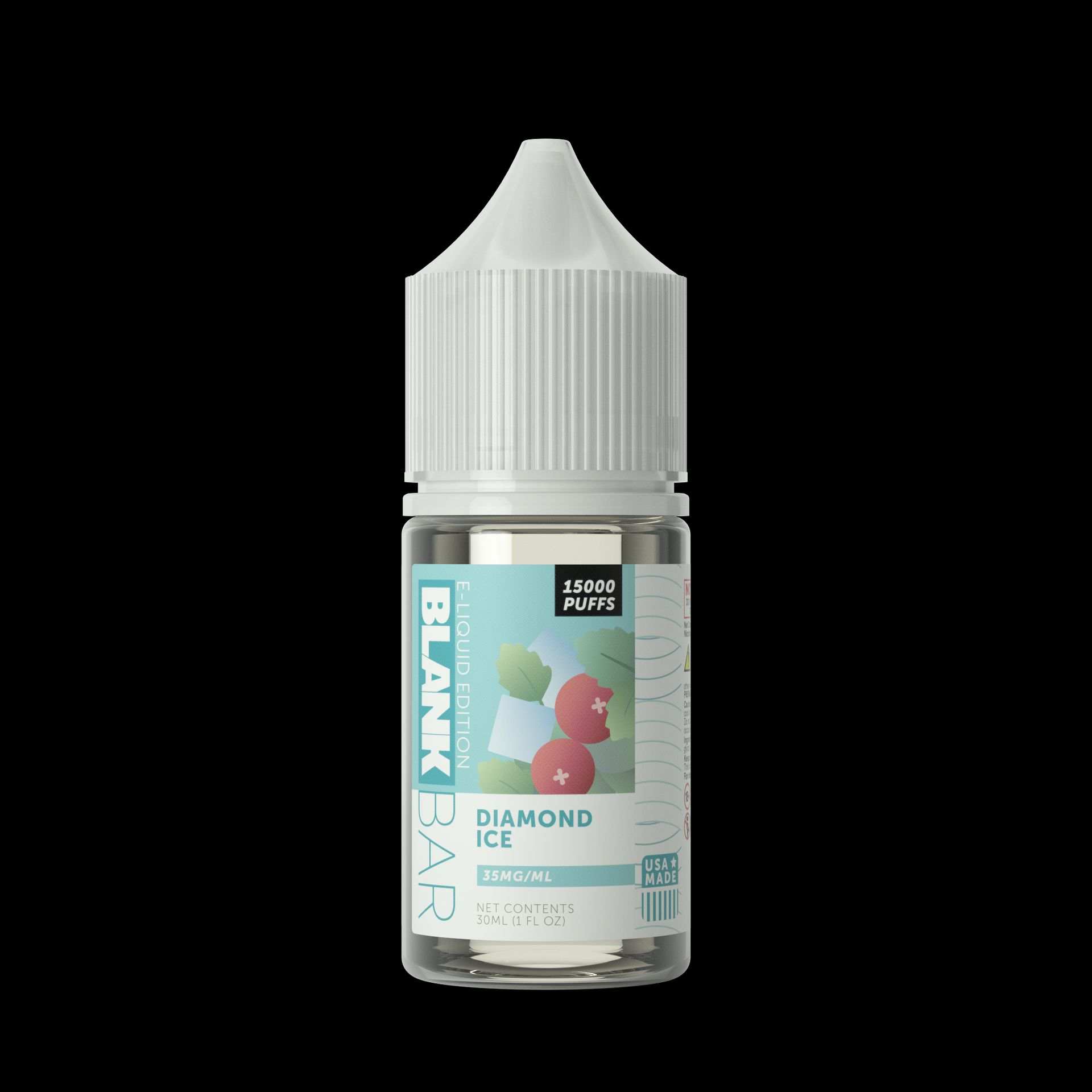 Blank Bar 15000 Puff Salt-Diamond Ice, 30mL bottle