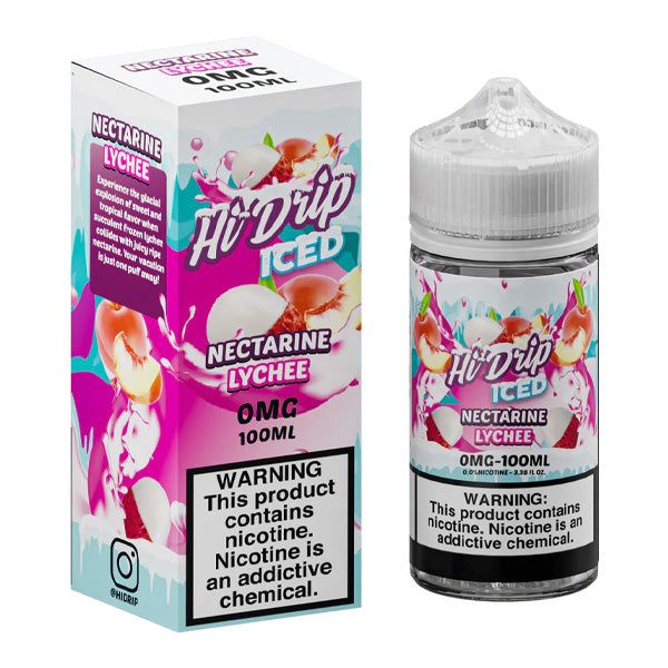 Iced Nectarine Lychee by Hi-Drip E-Juice 100mL with Packaging