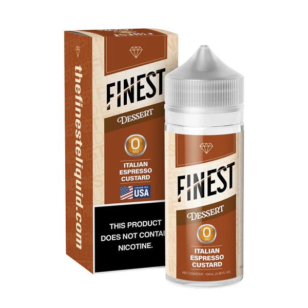 Finest - Italian Espresso Custard E-Juice, 100mL with Packaging