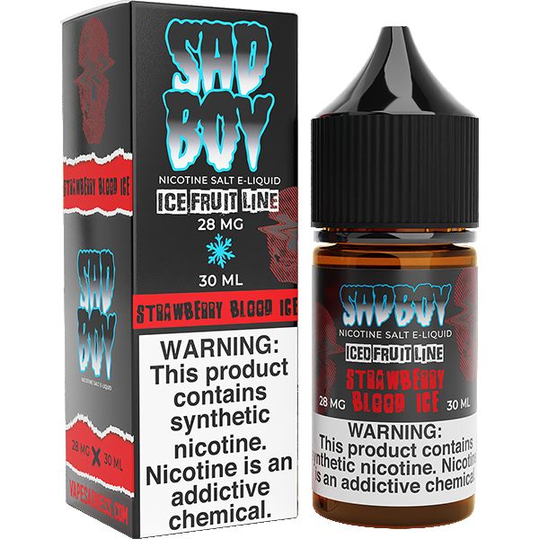 Strawberry Blood Ice | Sadboy Salts | 30ml | 28mg | Bottle with packaginga