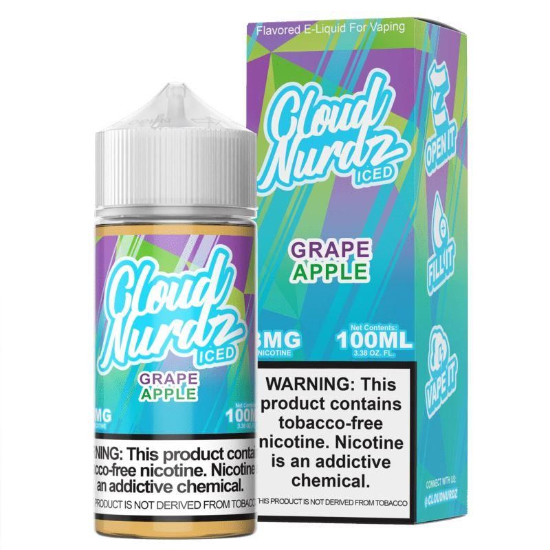 Grape Apple Iced by Cloud Nurdz TFN 100mL with Packaging