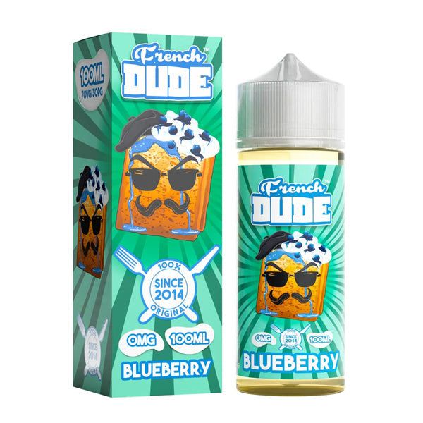 French Dude-Blueberry, 100mL with packaging