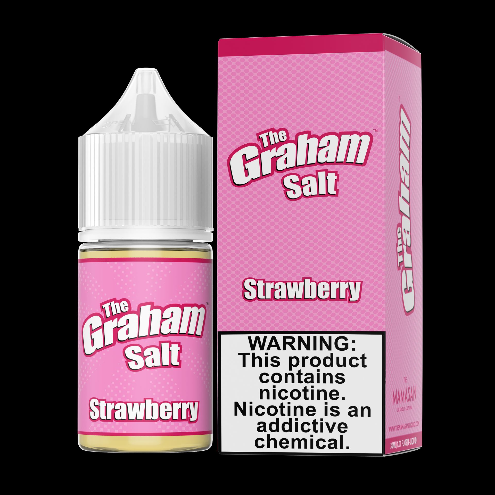 Slam Juice SALTS E-Liquid - Strawberry, 30mL with Packaging