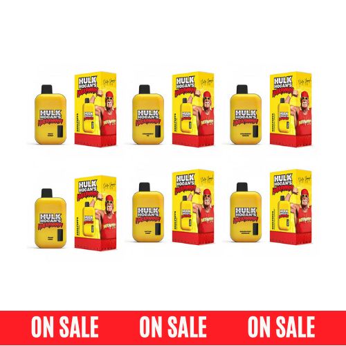 Hulk Hogan Disposables | 8000 Puffs | 18mL | 50mg | Group Photo