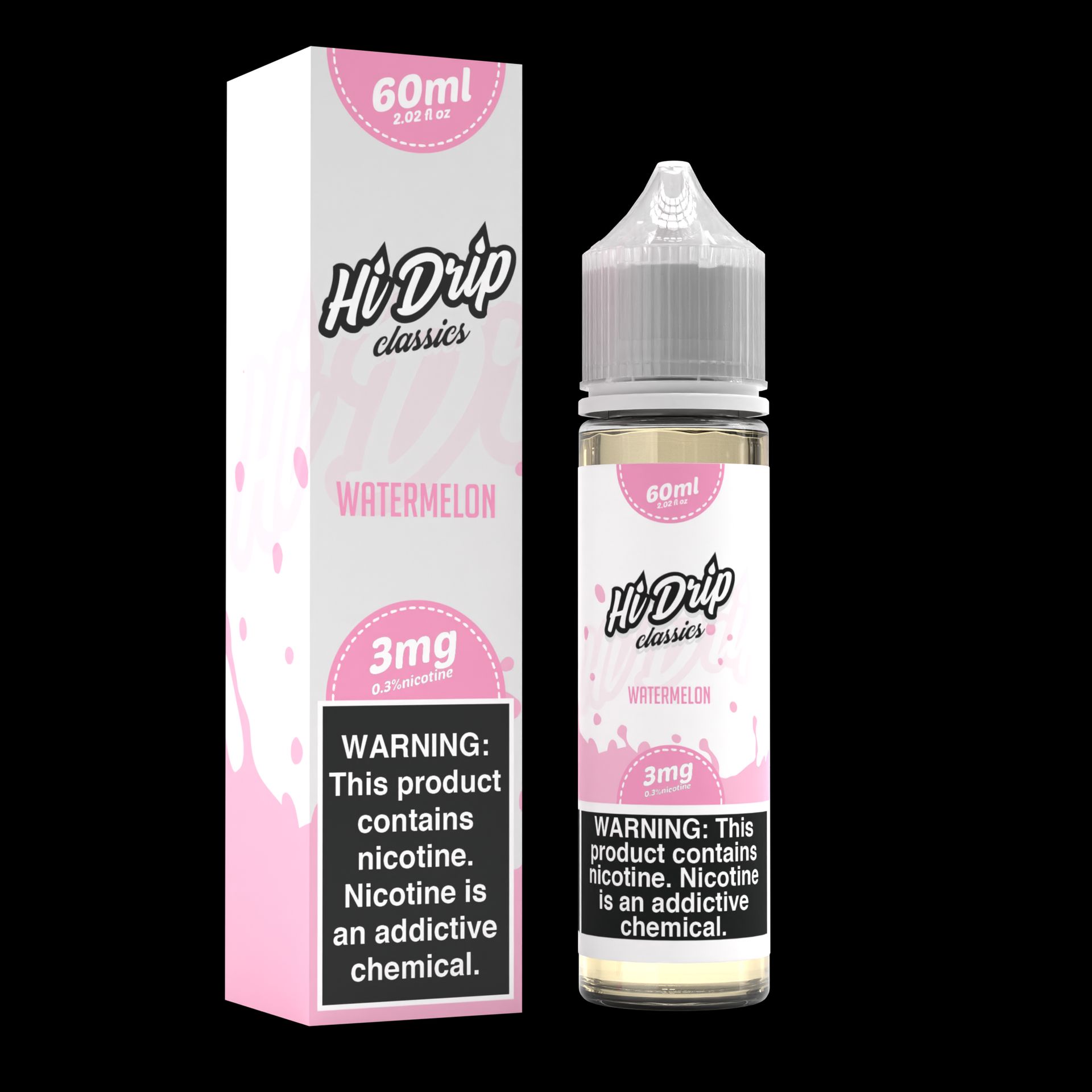 Hi-Drip - Watermelon E-Juice, 60mL with packaging