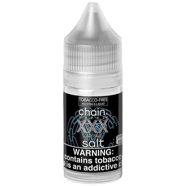 Chain Vapez Salt Series E-Liquid | 30mL | 35mg | XXX and Chill Bottle
