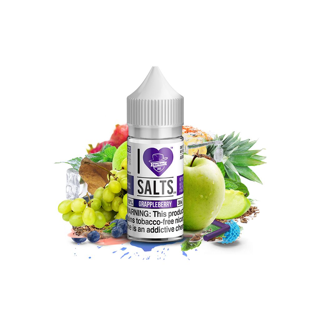 Grappleberry Salt by Mad Hatter EJuice 30mL Bottle