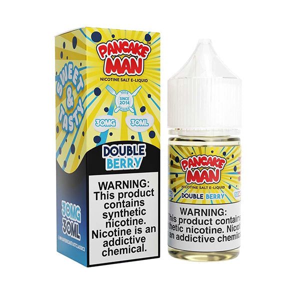 Pancake Man Salts-Double Berry Pancake, 30mL with packaging