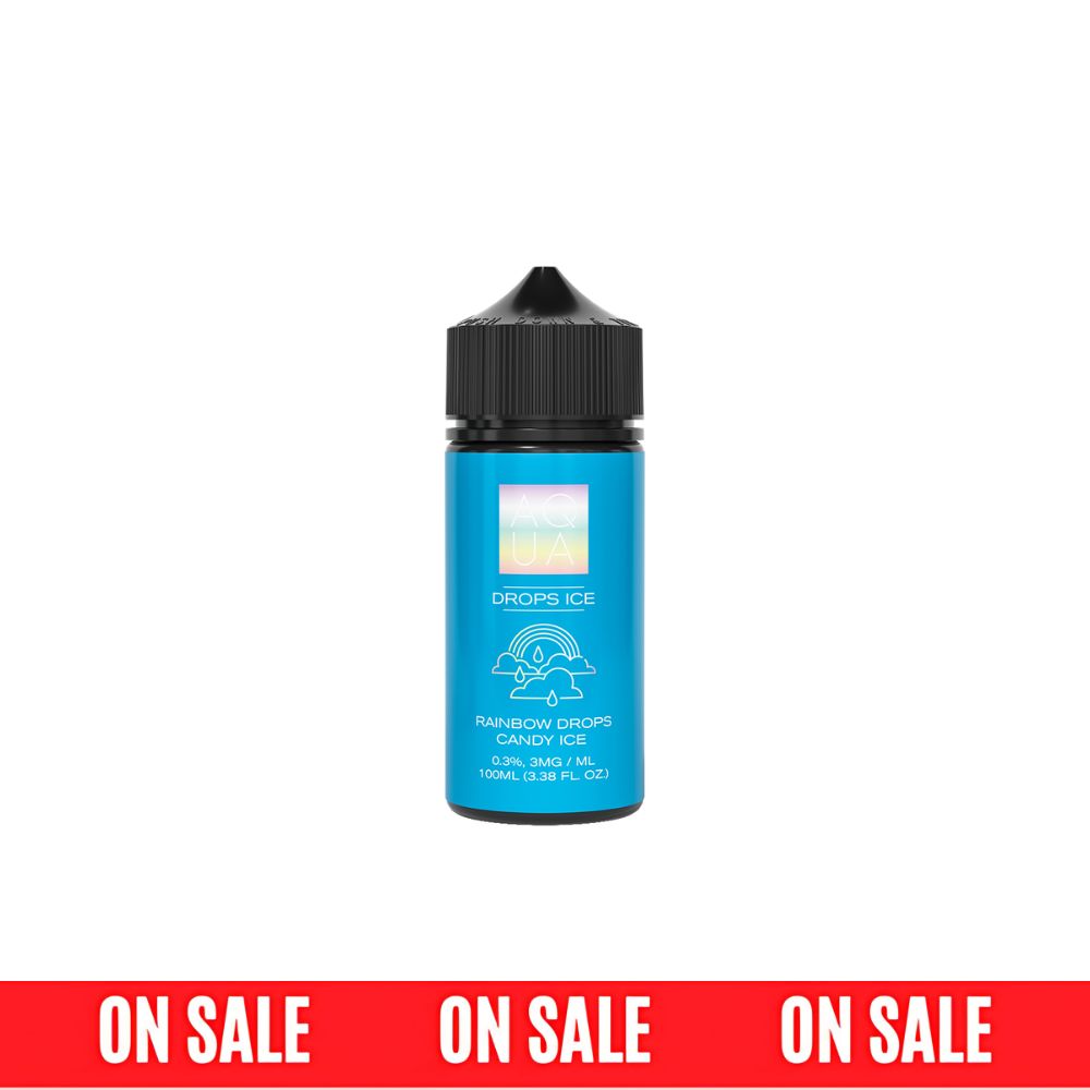 Aqua - Drops Menthol E-Juice, 100mL