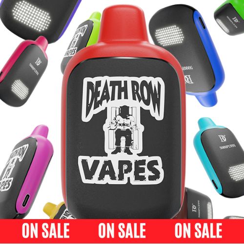 Death Row Vapes Disposable | 5000 Puffs | 10.5mL | 50mg | Group Photo