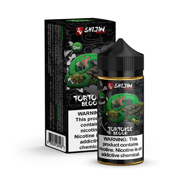 Shijin Vapor - Tortoise Blood E-Juice, 100mL with Packaging