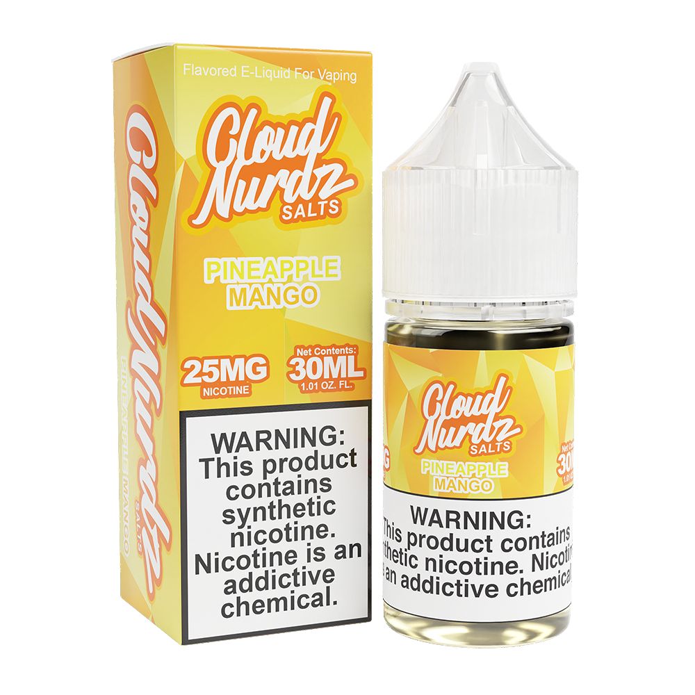Cloud Nurdz Salt Series E-Liquid-Pineapple Mango, 30mL thumbnail