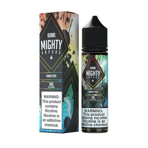 Mighty Vapors - Power Pebs E-Juice, 60mL with Packaging