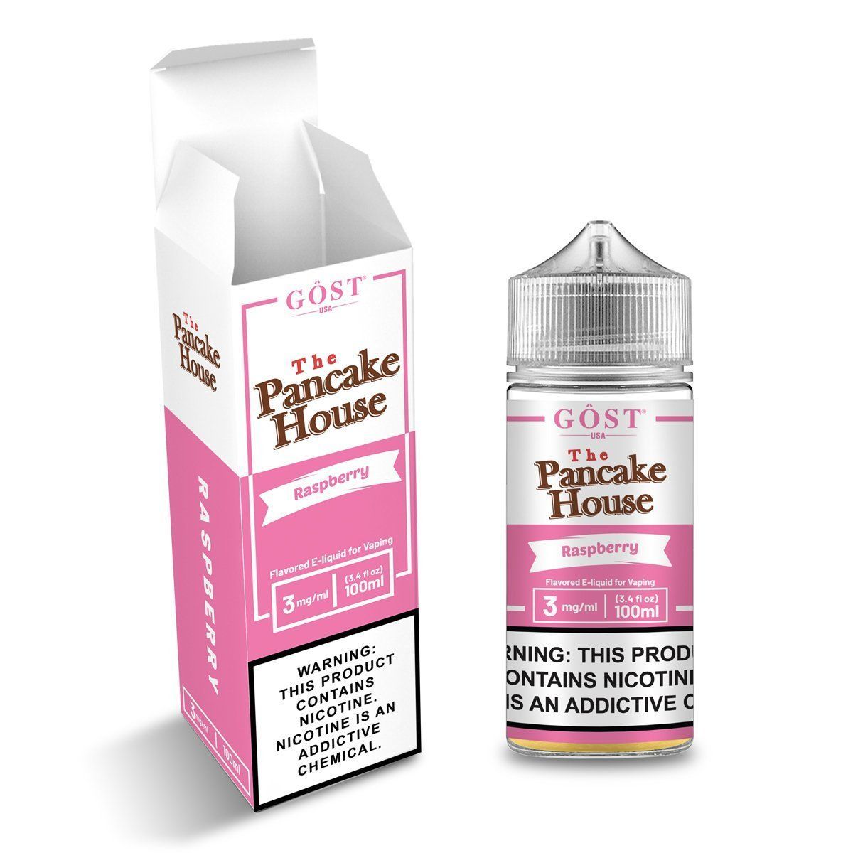 Raspberry by GOST The Pancake House Series 100mL With Packaging