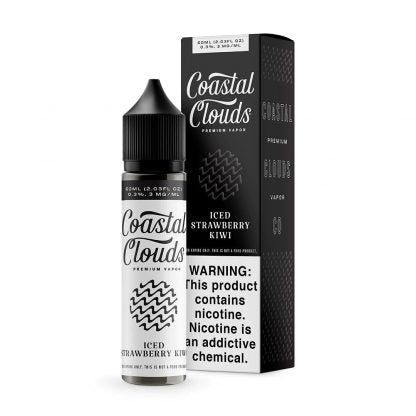 Iced Strawberry Kiwi by Coastal Clouds TFN Series 60mL with Packaging