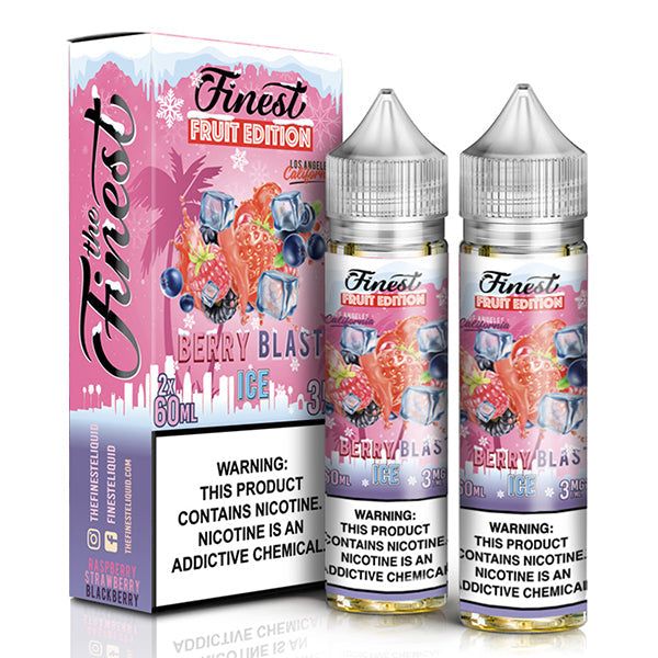 Berry Blast on ICE by Finest Fruit 120mL (Freebase) 60mL 2-Pack  with Packaging