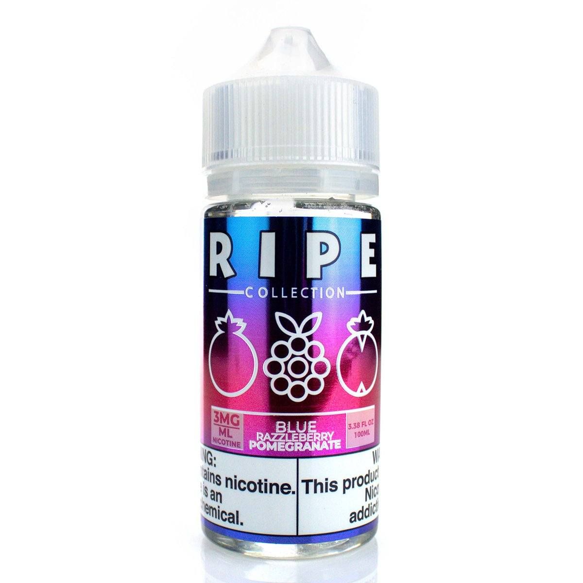 Blue Razzleberry Pomegranate by Vape 100 Ripe Series E-Liquid 100mL Bottle