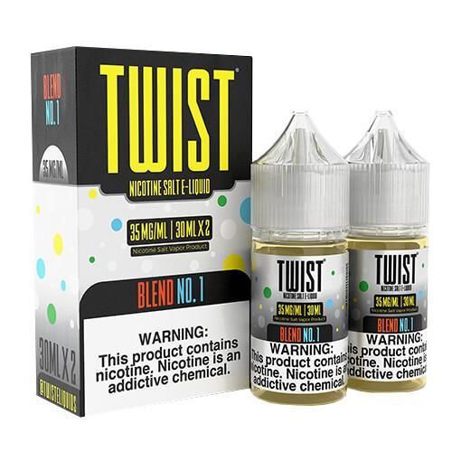 Blend No. 1 by Twist Salts Series 60mL (Salt Nic) • 30mL 2-Pack With Packaging