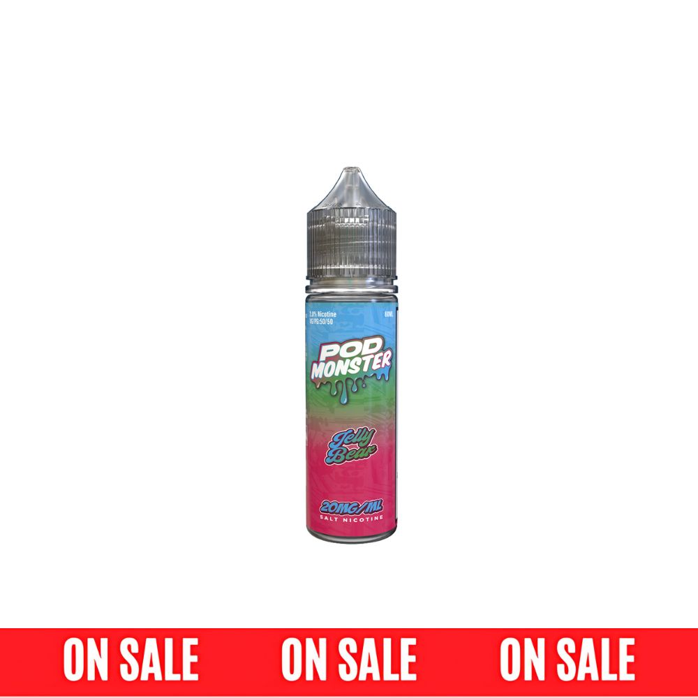 Pod Monster Series E-Liquid-Jelly Bear, 60mL